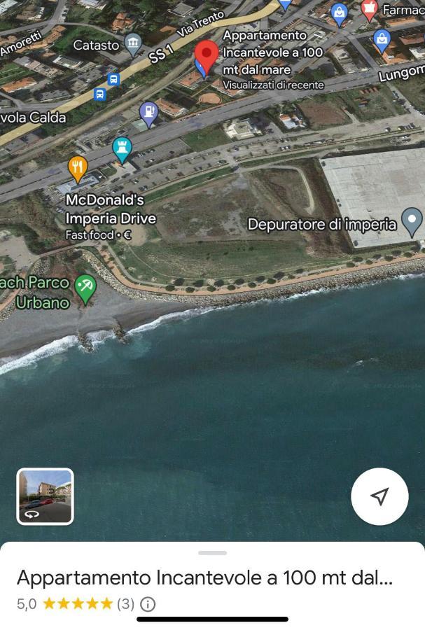 Appartamento Incantevole A 100Metri Dal Mare E Accanto Alla Pista Ciclabile Imperia Exteriör bild